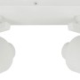 Weißer OBI LIGHTING Halogen-Spot Gradara mit 4 einstellbaren Strahlern.