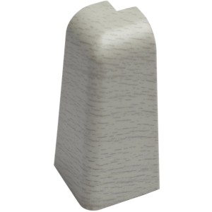 OBI Außenecke Buche Grau, 2er-Set für Sockelleisten, einfache Montage.