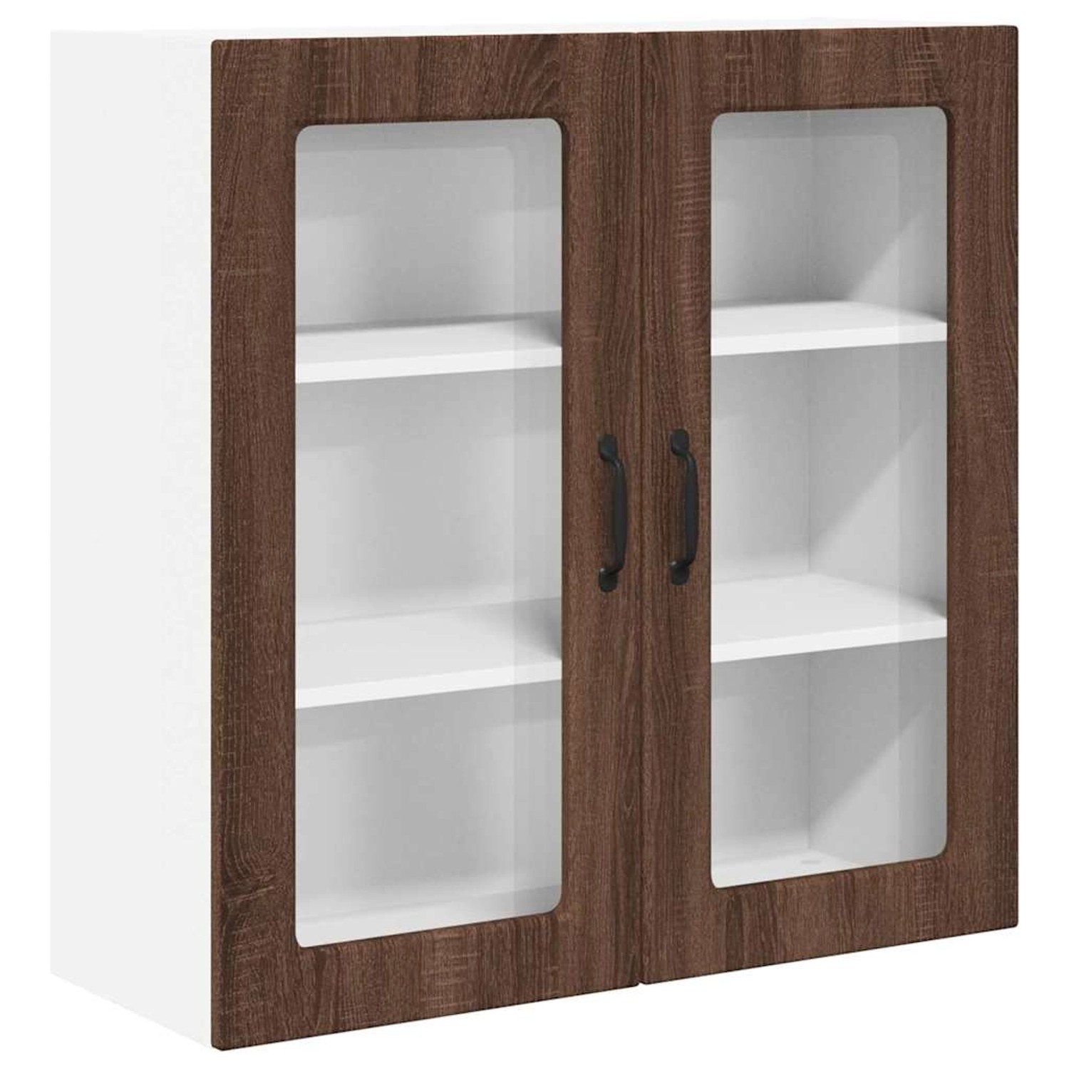 vidaXL Küchenwandschrank mit Regal Braun Eichen-Optik 80 x 31 x 80 cm 88542 günstig online kaufen
