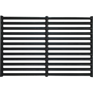 Schwarzer Grillrost aus Gusseisen für 4-Brenner Gasgrill Knox.
