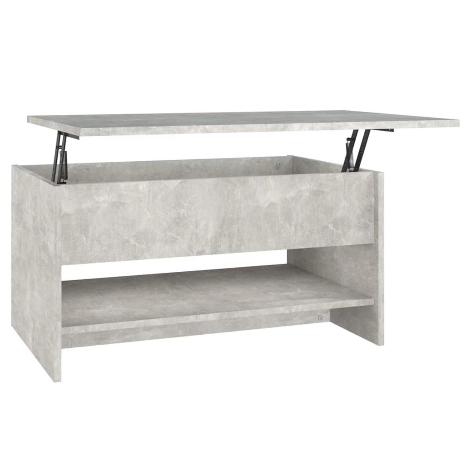 vidaXL Couchtisch Betongrau 80x50x40 cm Holzwerkstoff 809660 günstig online kaufen