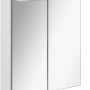 Fackelmann Spiegelschrank B.Perfekt, 60 cm, weiß, mit zwei Spiegeltüren und Softclose.