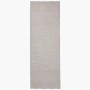 Grauer, waschbarer Kurzflorteppich Linear von Flair Rugs, 78x230 cm, mit subtilem geometrischem Muster. Ideal für Wohnzimmer.