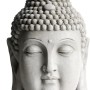 Deko-Figur Buddha Kopf, 38 cm, aus Polyresin für Garten & Haus.