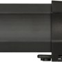 Detailaufnahme: Schwarze Brennenstuhl Premium-Line Steckdosenleiste, 8-fach, mit Winkel.