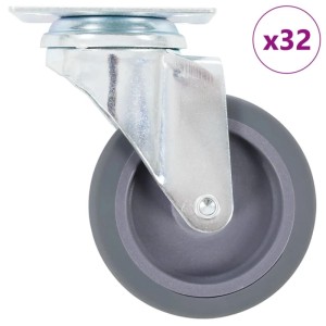 vidaXL 32 Stk Lenkrollen 75 mm 277835