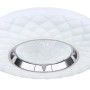 Weiße Globo LED-Deckenleuchte Magnifique, Ø 49 cm, mit Sparkle Dekor und Glaskristallen.