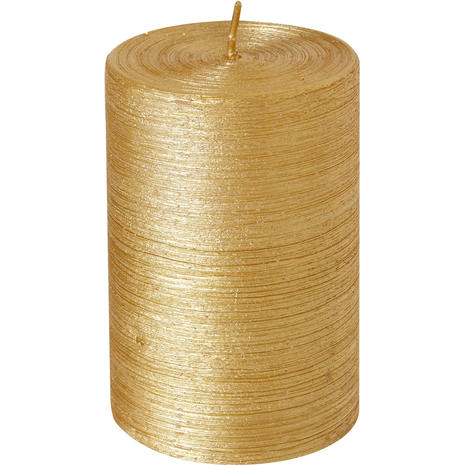 Stumpenkerze Glory 100/68 mm Gold