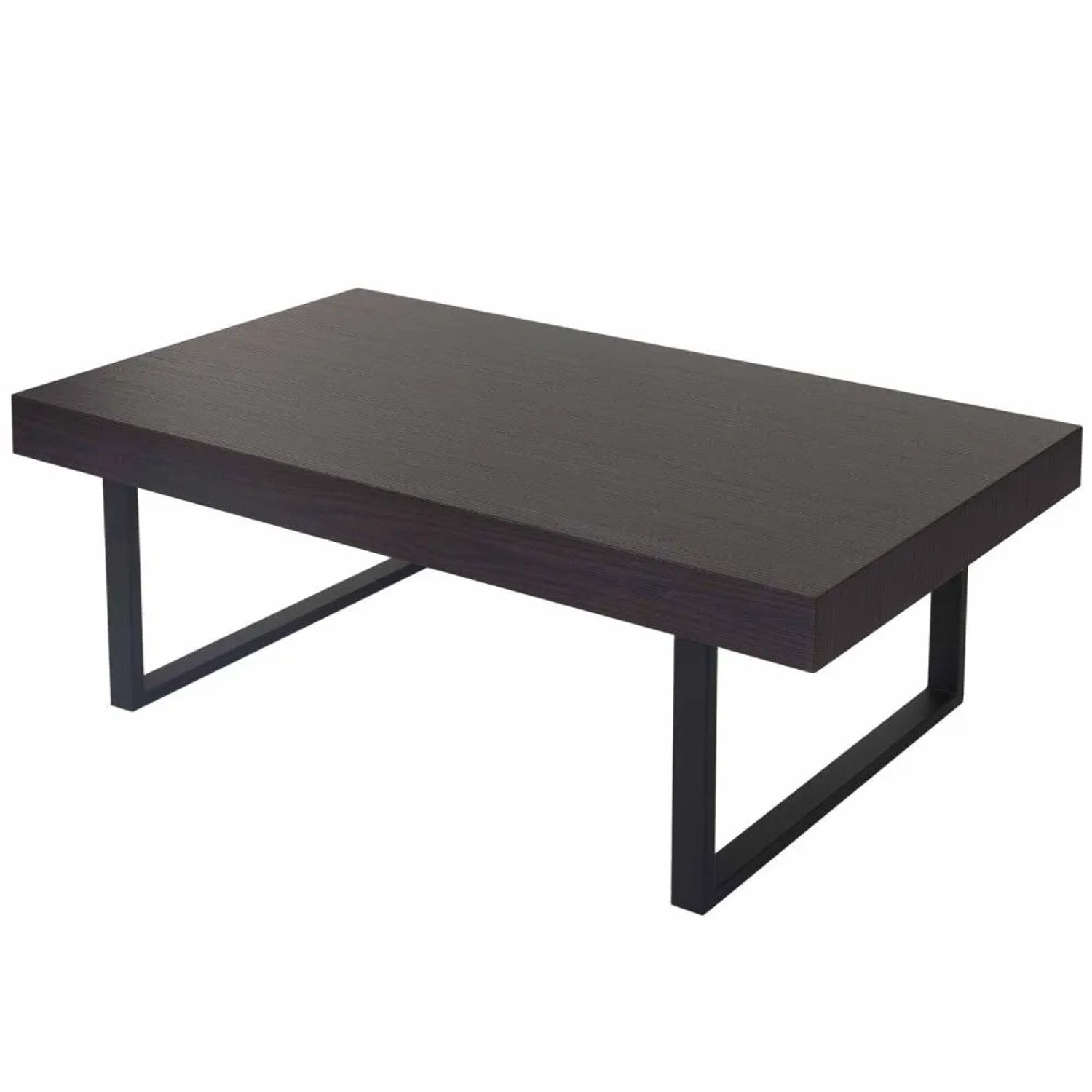 MCW Couchtisch Genk T576 Wenge Dunkle Metall-Füße