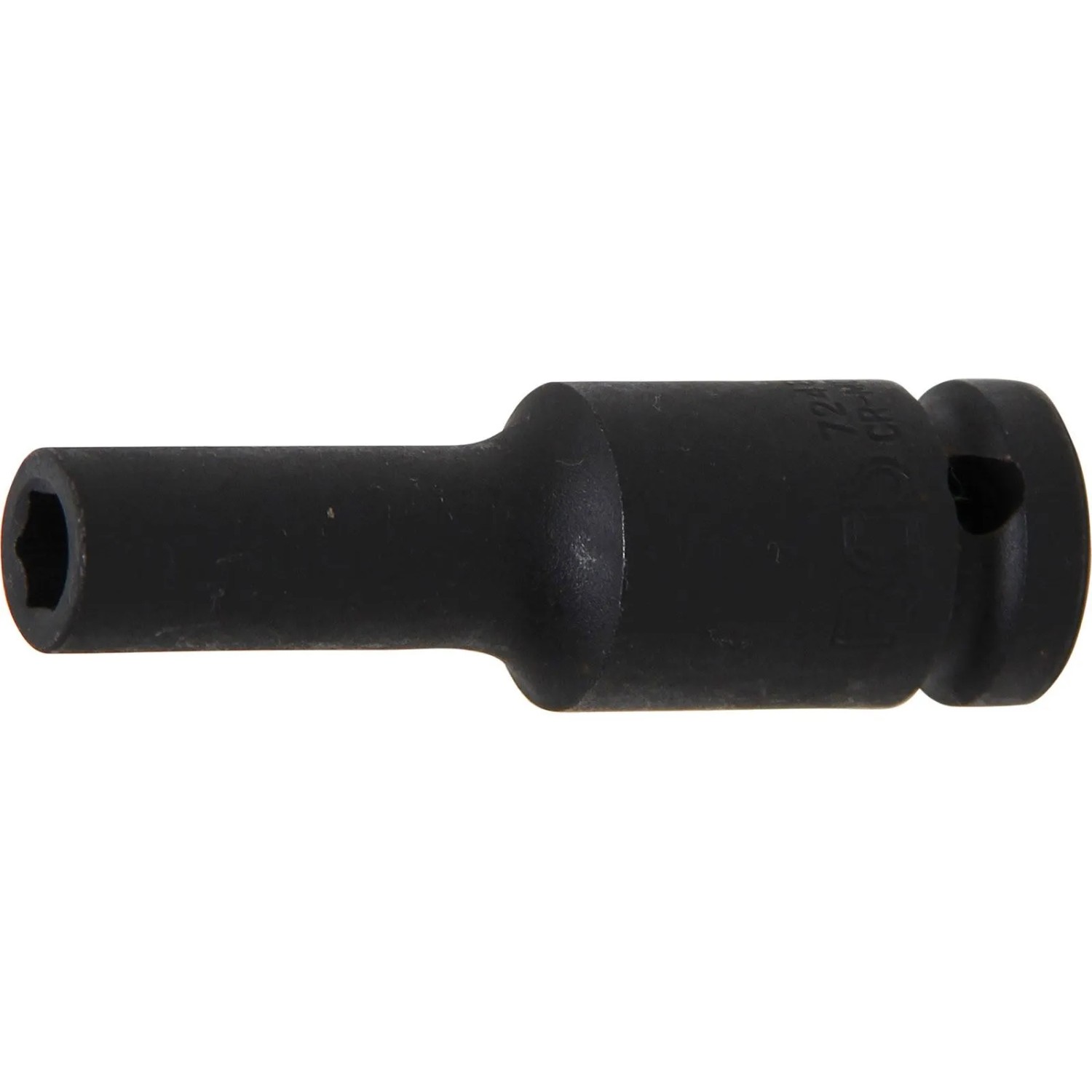 BGS Kraft Steckschlüssel Einsatz Sechskant Tief Antrieb Innenvierkant 12 5 Mm  1 2 Zoll  SW 8 Mm 7248