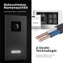 Balter Entri L Video Türsprechanlage Komplettset mit Türstation, Monitor und Zubehör.