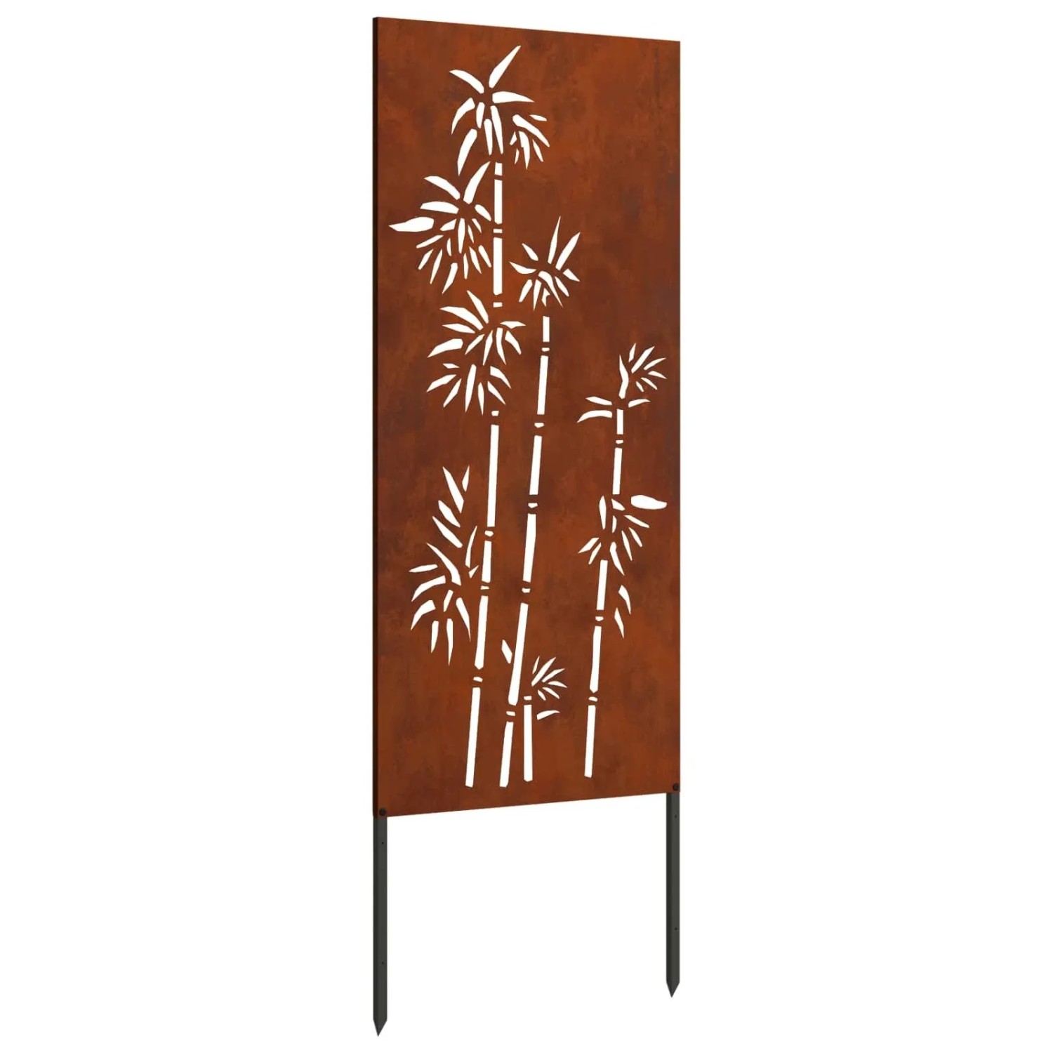 vidaXL Garten Sichtschutz-Leinwand Rostig 50 x 140 cm Wetterfeststahl 876300