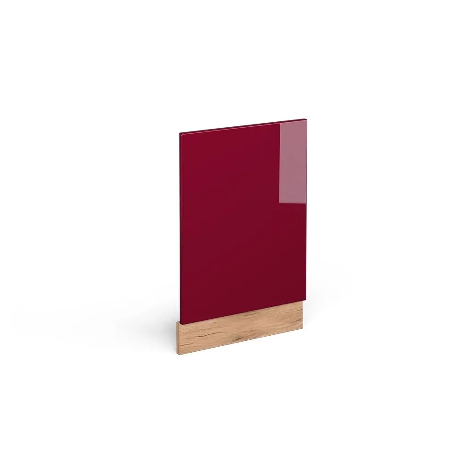 Vicco Frontblende R-Line Rot Goldkraft Eiche 45 cm ohne Arbeitsplatte