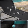 Schwarze Songmics Sonnenliege mit atmungsaktivem Bezug und Stahlrahmen, ideal für Garten und Terrasse.