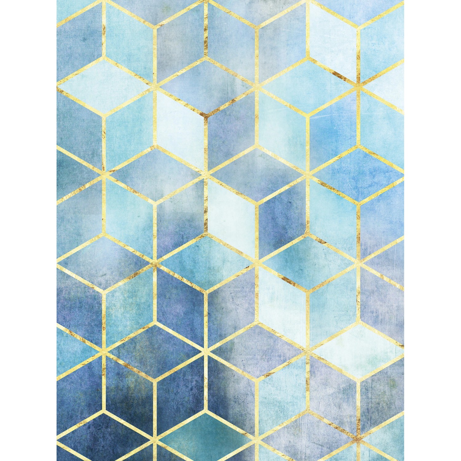 Komar Wandbild Mosaik Azzuro 30 x 40 cm günstig online kaufen