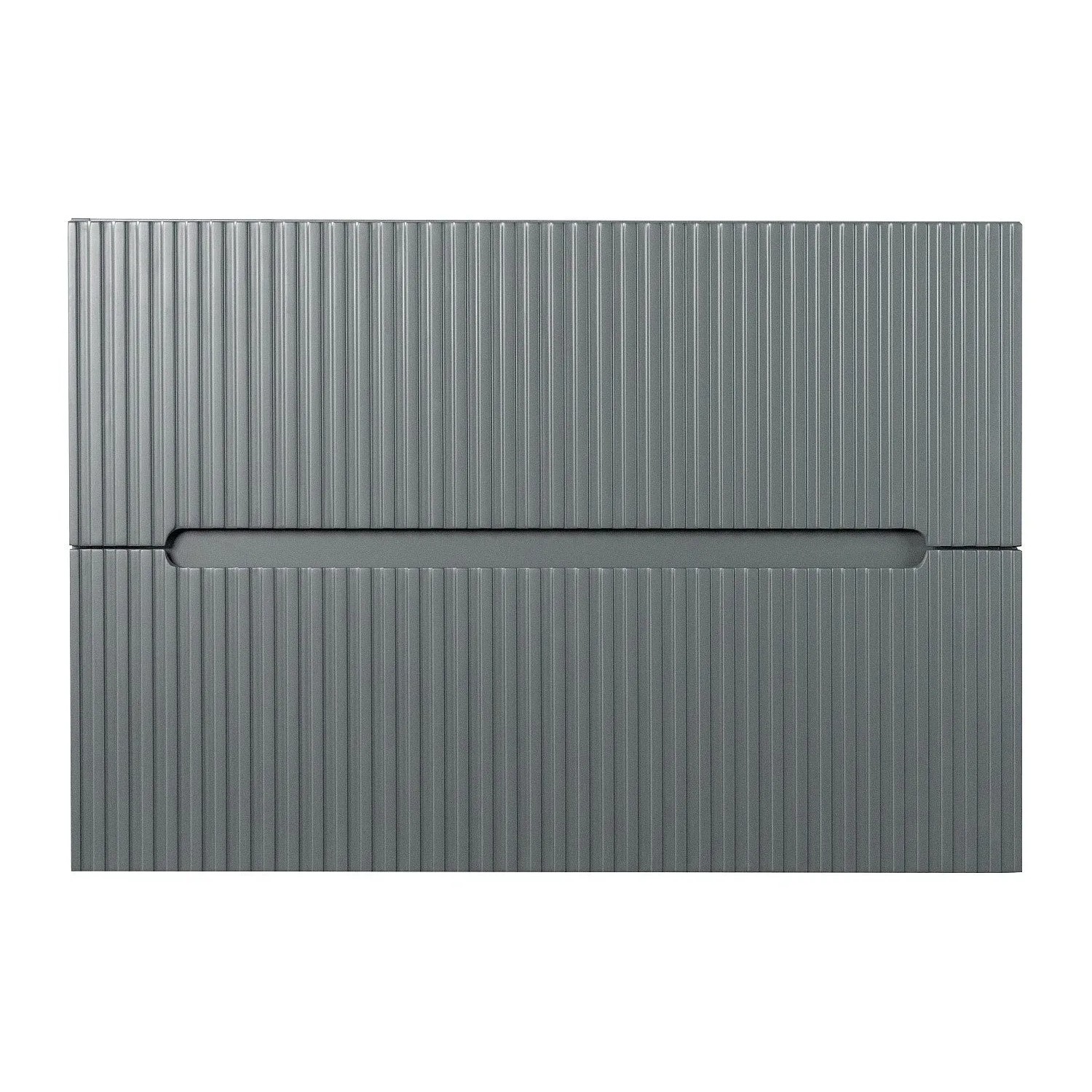 Vente-unique Waschbeckenunterschrank Pavani Grau 80 cm