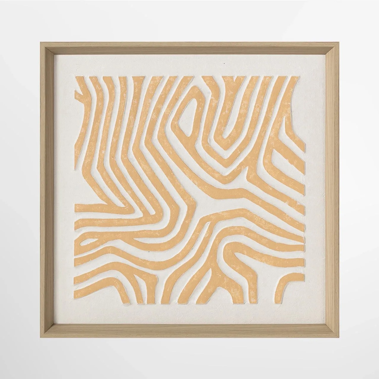 ArtUniverse Leinwandbild Golden Balance Lines 40 x 40 cm