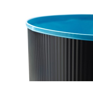 Detailansicht der Steinbach Rundfolie, 500 cm Durchmesser, 120 cm hoch, 0,6 mm stark.