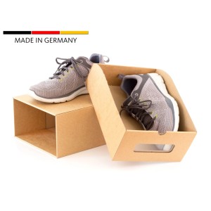 BigDean 30er Boxen Set mit Sichtfenster und Schublade Pappkarton aus Kraftpapier Schuhbox Spielzeug Box Aufbewahrung für Zubehör und Accessoires BigDean 30er Boxen-Set mit Sichtfenster & Schublade - Pappkarton aus Kraftpapier - Schuhbox Spielzeug-Box Aufbewahrung für Zubehör & Accessoires