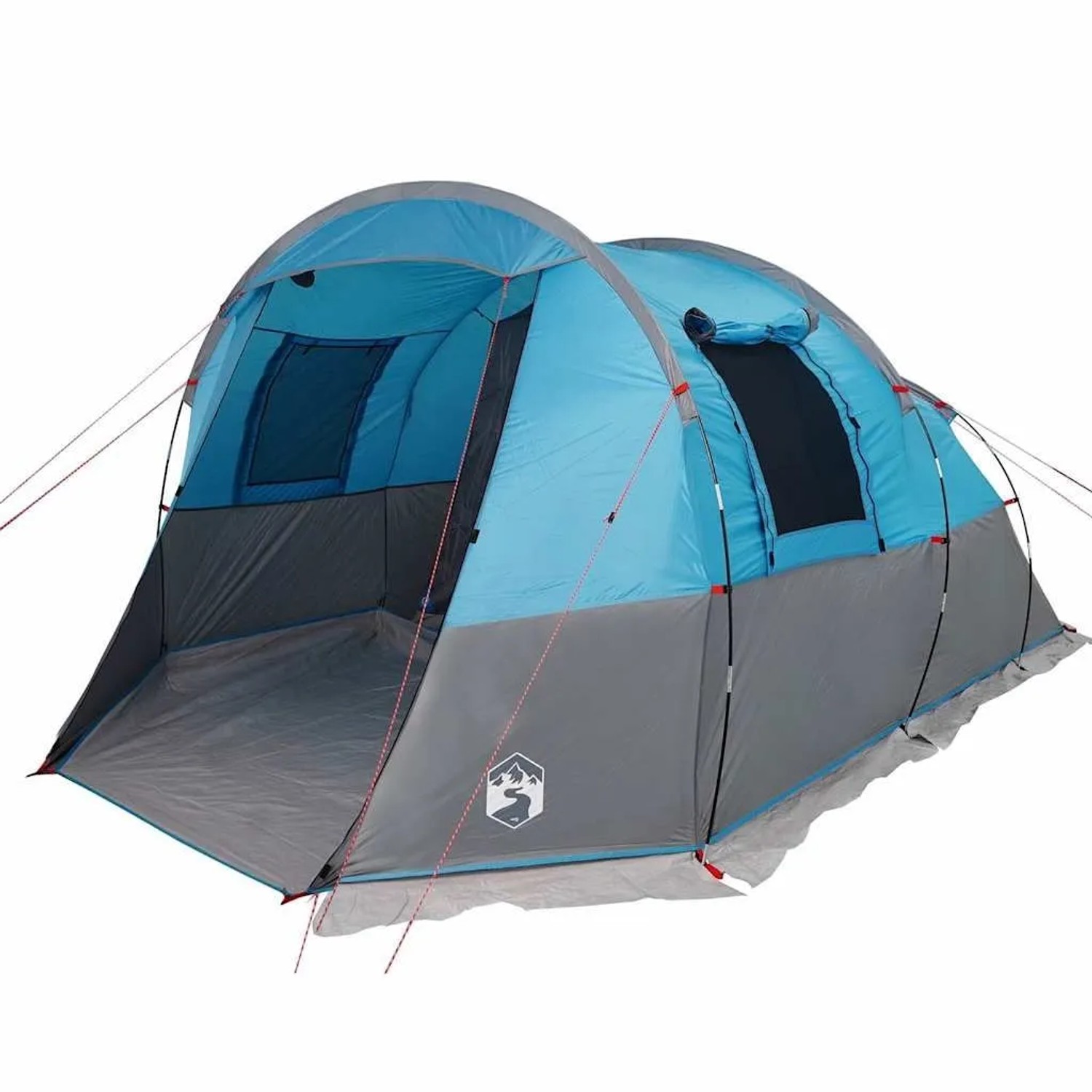 vidaXL Tunnelzelt 4 Personen Blau Wasserdicht 94632