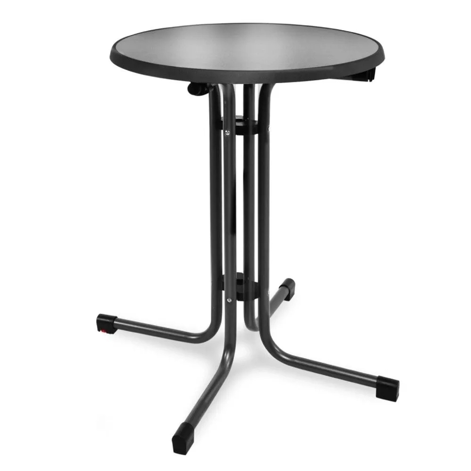 Beautissu Bistroni Bistrotisch Ø60xH70cm Schwarz