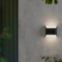 Moderne Eco-Light LED-Aussenwandleuchte Floyd, anthrazitfarben, für stimmungsvolle Aussenbeleuchtung.