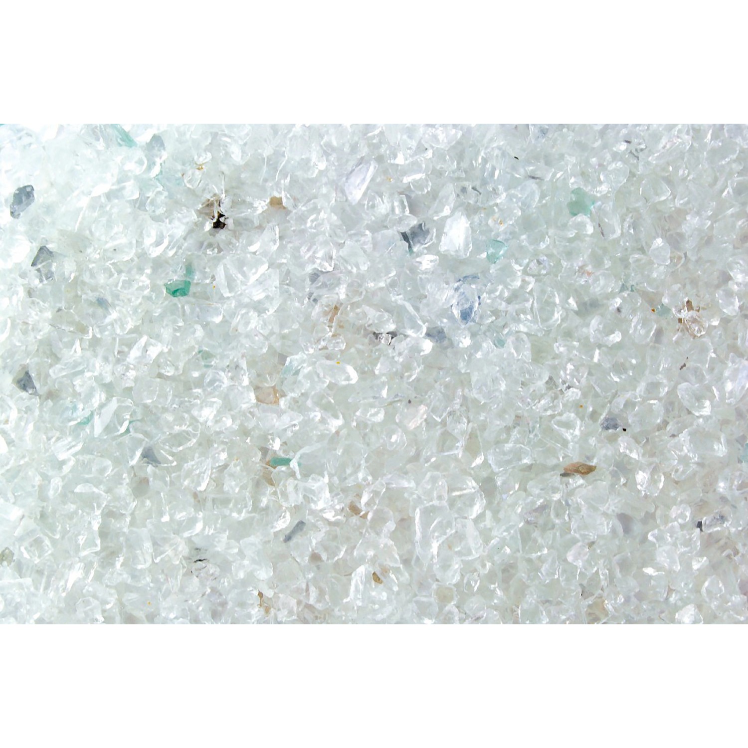 Glassplitt Kristall-Klar 4 - 8 mm 10 kg PE-Sack