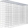 Gabiona Anbaukorb Typ 4, 70x100x20cm, Maschenweite 5x5cm, Drahtgitter verzinkt.