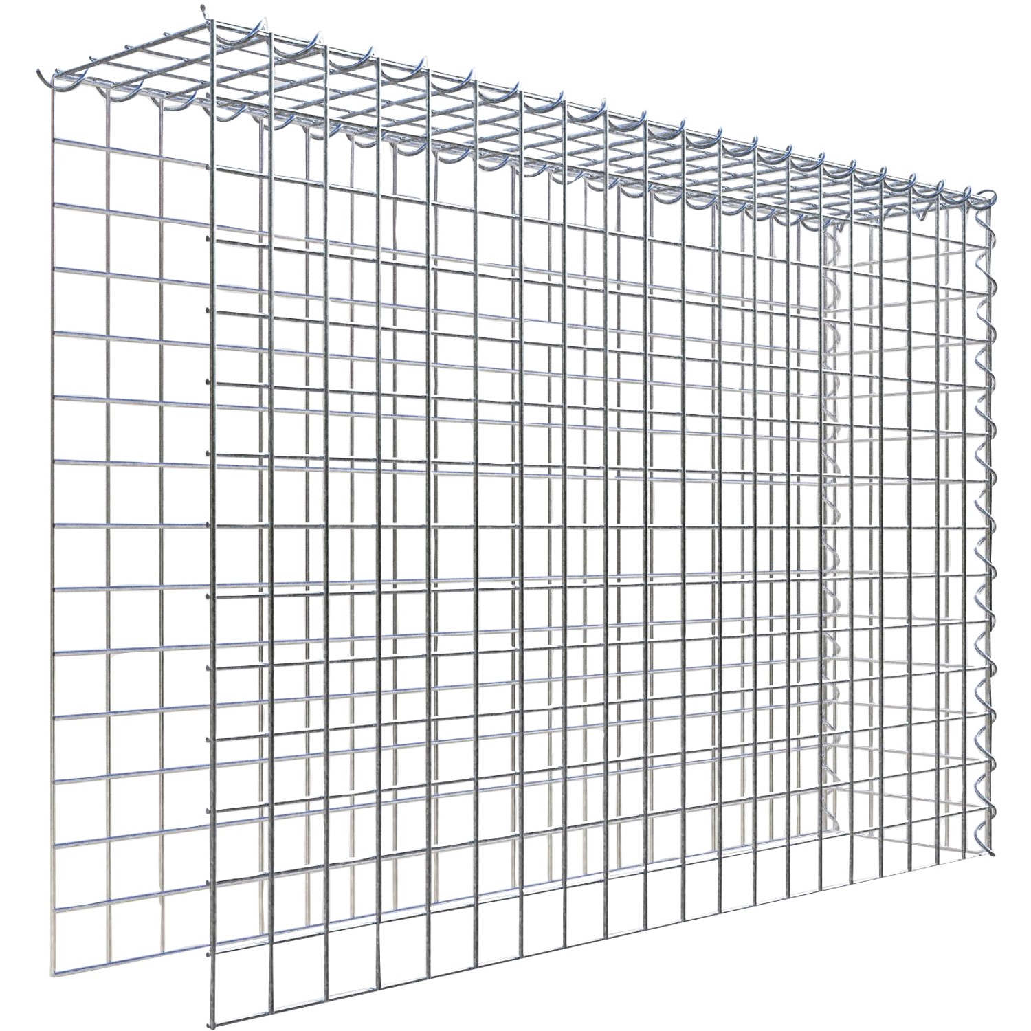 Gabiona Gabione-Anbaukorb Typ 4 70 x 100 x 20 cm Maschenw 5 x 5 cm