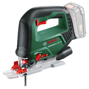 Bosch Akku-Stichsäge Advanced-Saw 18 V-140, grün-schwarz, mit Akku (angedeutet).