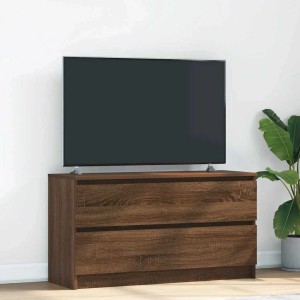 vidaXL TV-Schrank Braun Eichen-Optik 100x35x54 cm Holzwerkstoff 861811