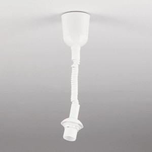 Weißes, ausziehbares Orion Lightstyle Zugpendel (max. 150cm) mit E27 Fassung für Lampen.