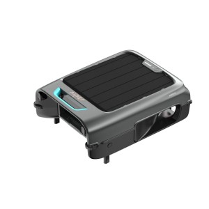 Aiper Surfer S2 solarbetriebener Roboter-Poolskimmer, grau-schwarz. Kabellose Poolreinigung.