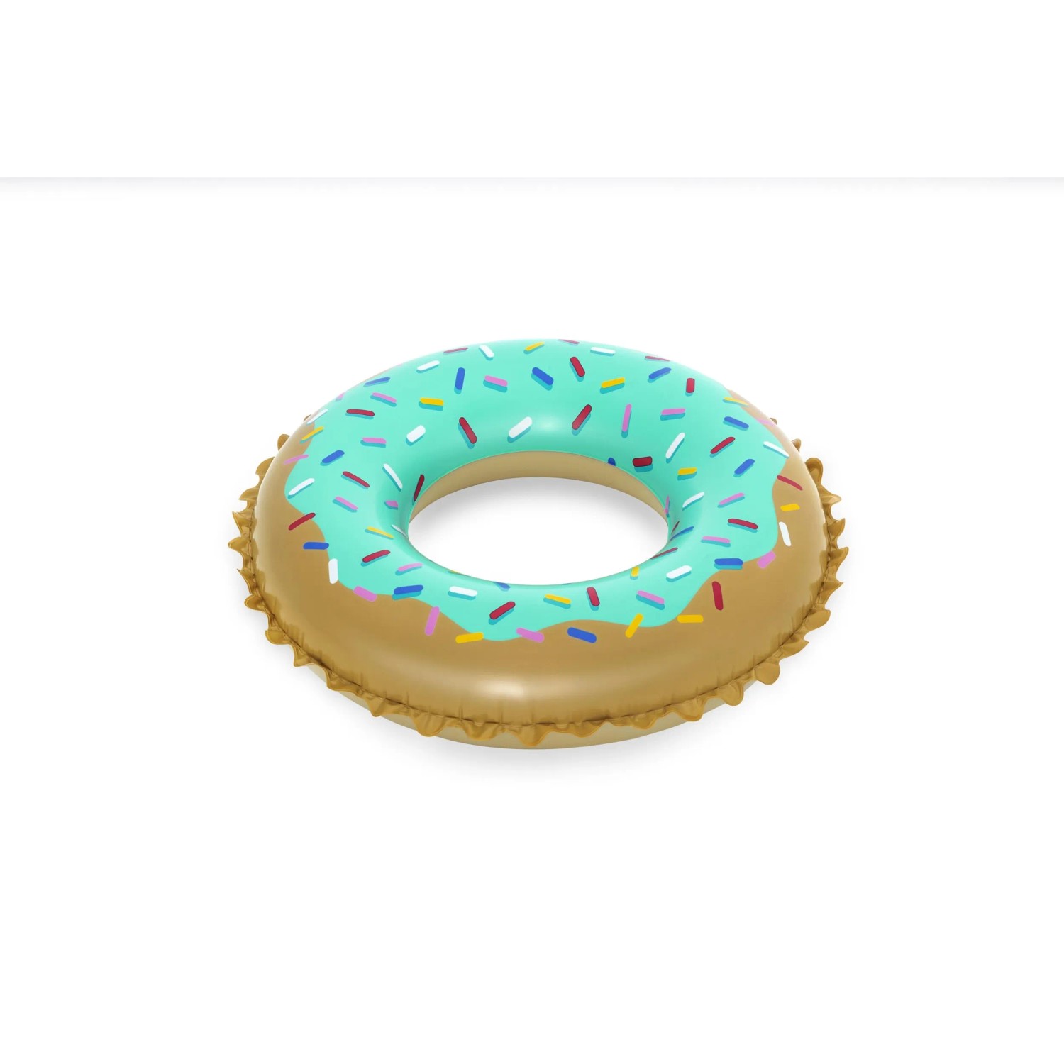 Bestway Schwimmring Sweet Donut, Ø 77 cm, Donut-Design mit bunten Streuseln.