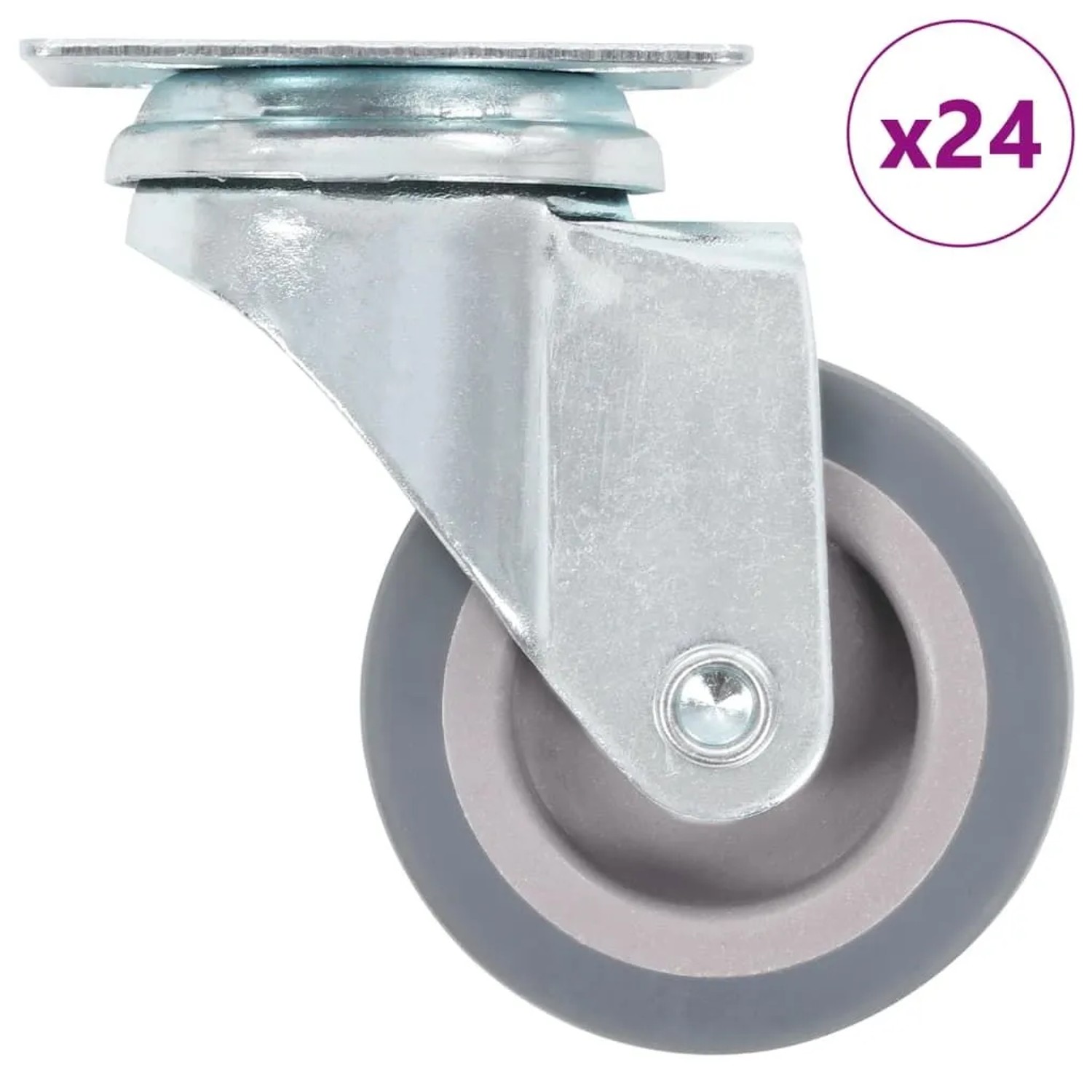vidaXL 24 Stk Lenkrollen 50 mm 277901