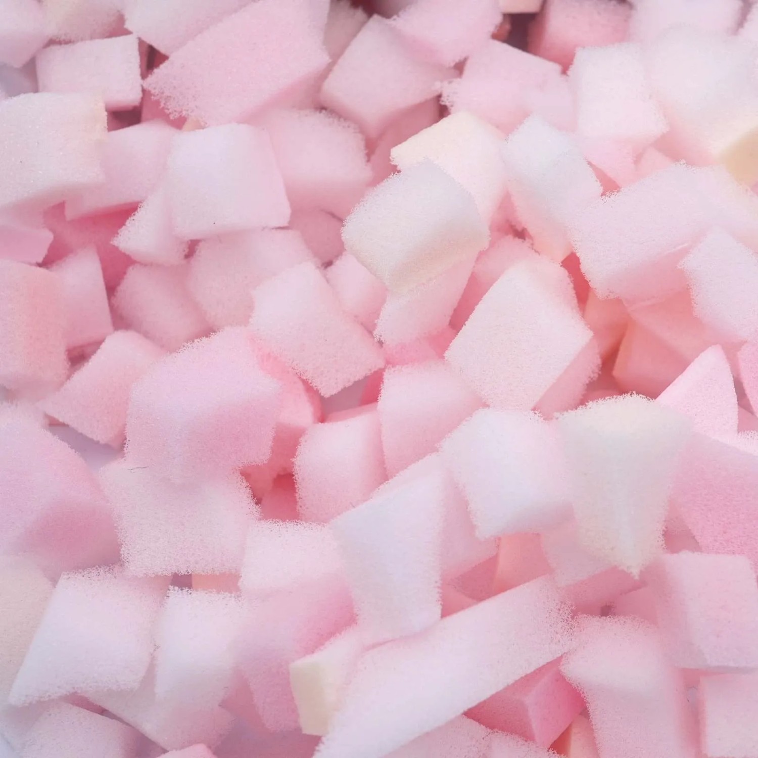 vidaXL Zerkleinerte Schaumfüllung Rosa 18 kg Polyurethan 900288