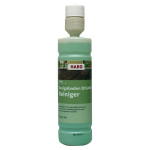 Haro Designbodenreiniger Disano Clean & Green Natural, 500 ml Flasche für die Holzpflege.