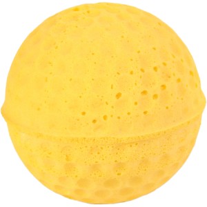 Gelber Jollypaw Spielball für Katzen, ø 3,5-4 cm.