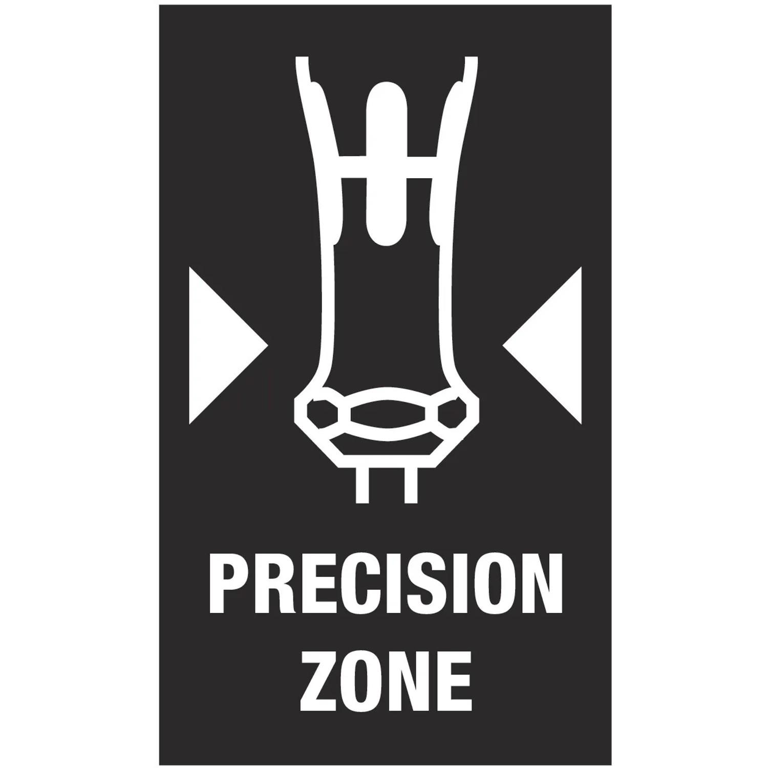 Symbol für Präzisionszone des Wera Schraubendreher-Sets Kraftform Micro.