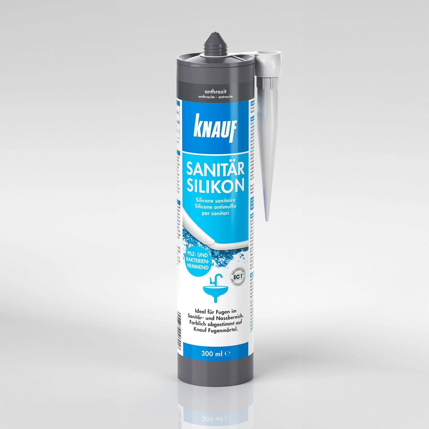 Knauf Sanitär-Silikon Anthrazit 300 ml