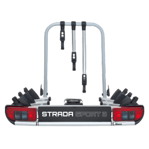 Atera Strada Sport 3 Fahrradträger für Anhängerkupplung, geeignet für E-Bikes und bis zu 3 Fahrräder.