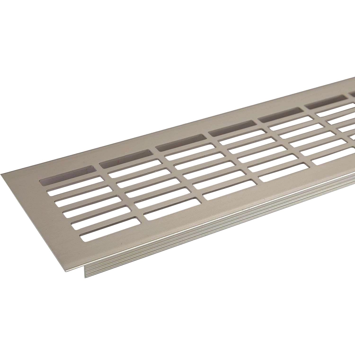 SOTECH Lüftungsgitter Lochblech 480 x 81 mm Edelstahloptik günstig online kaufen