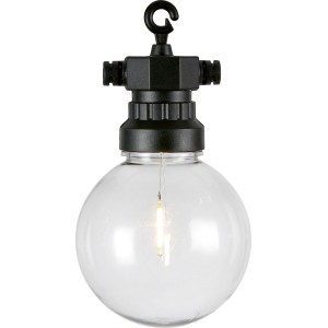 LED Lichterkette Filament, 10 m, klar, für Außen-Dekoration.