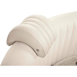 Aufblasbare Spa Kopfstütze, beige, für Whirlpool Zubehör, 39x30x23 cm.