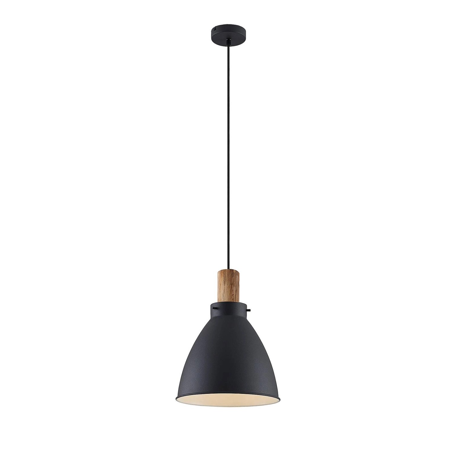 Lindby Pendelleuchte Trebale 9626269 Skandinavisch in Schwarz aus Metall 1- günstig online kaufen