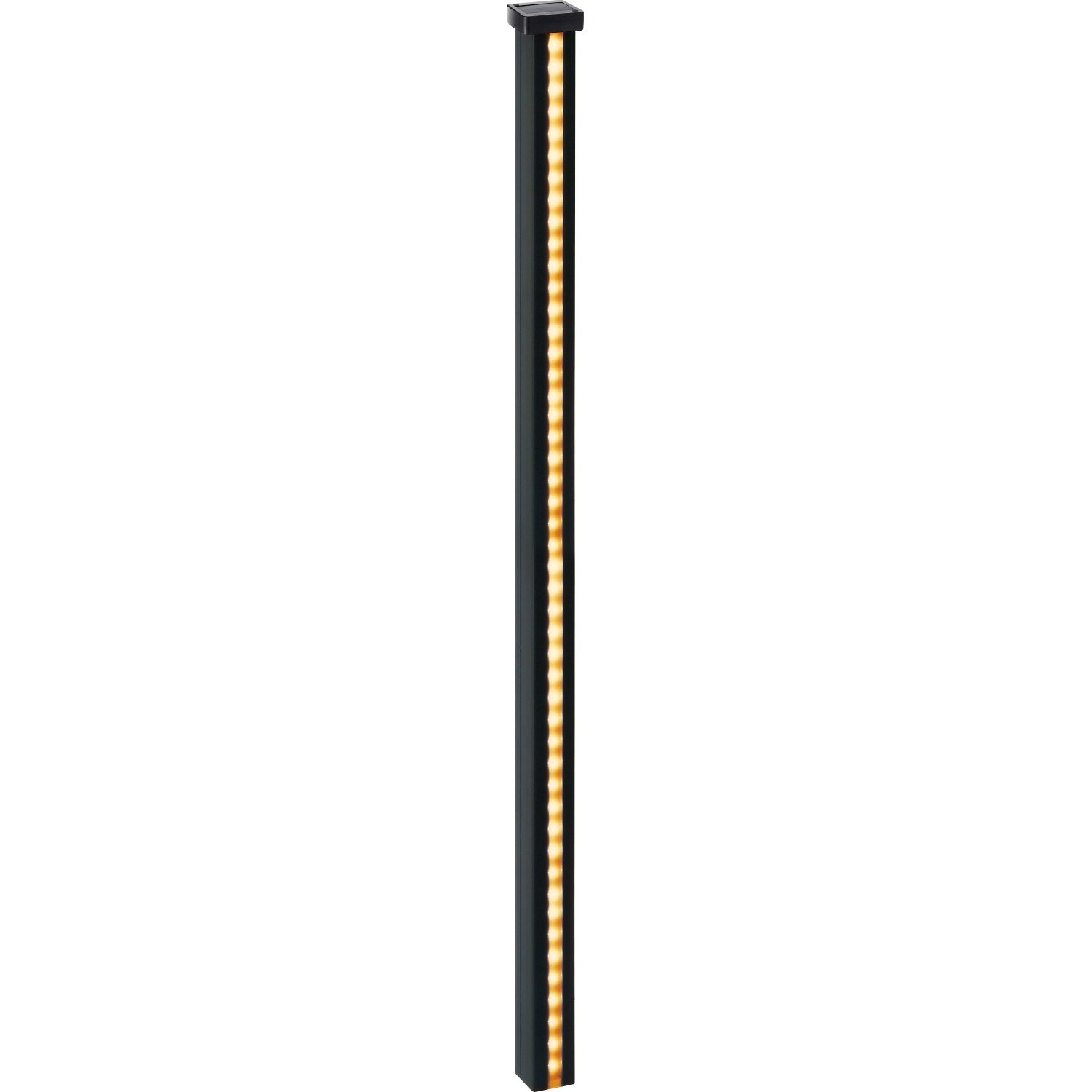 Solar-LED-Lichtleiste 176 cm x 2,5 cm x 2,1 cm Weiß