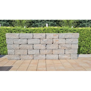 Diephaus Mauerstein Maximo Kina Maxi Muschelkalk Mauer im Garten.