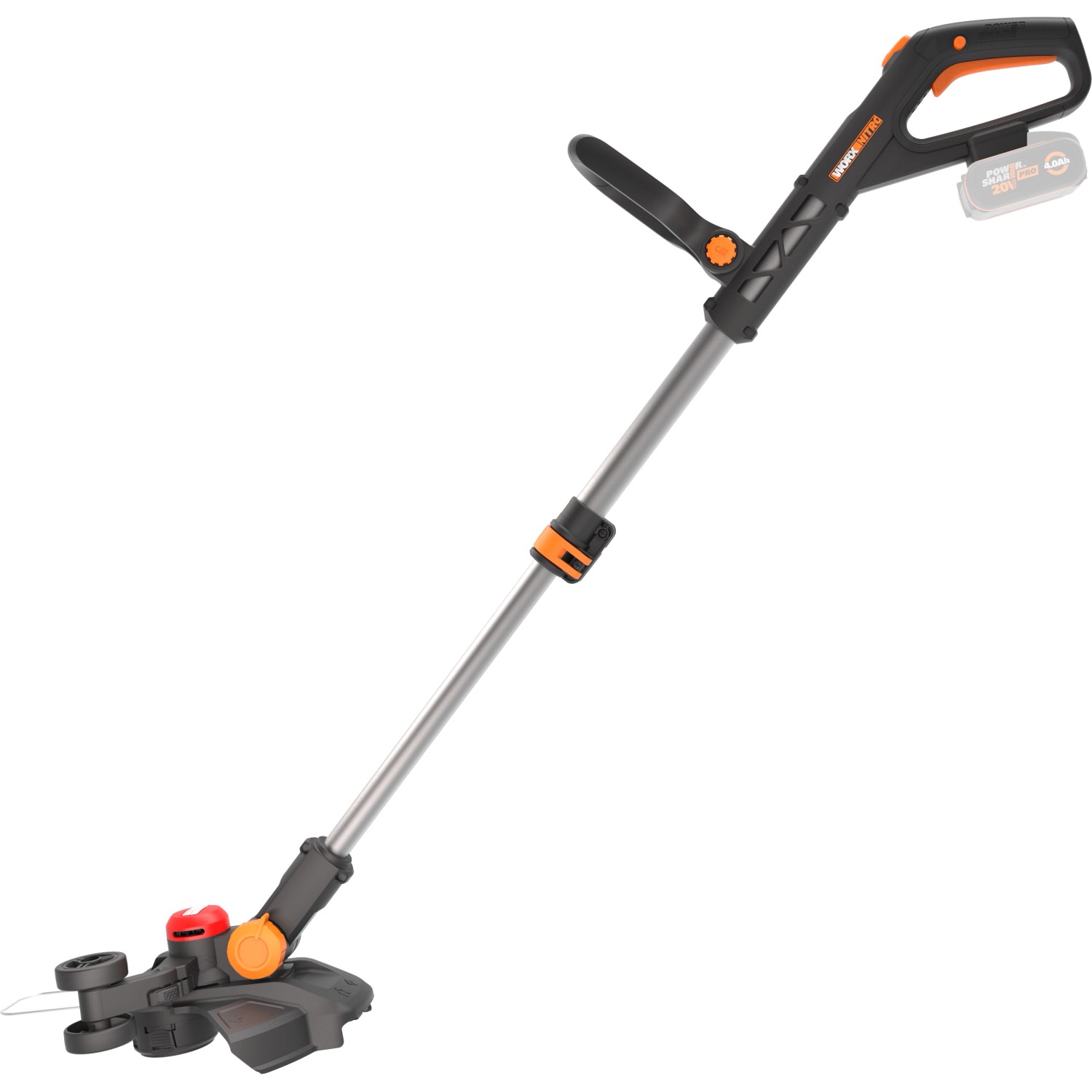 Worx-Akku Rasentrimmer WG173E.9 20 V ohne Akku und Ladegerät