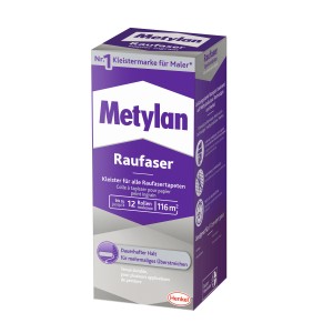 Metylan Raufaser Tapetenkleister 720g für Raufasertapeten, Kartonverpackung.