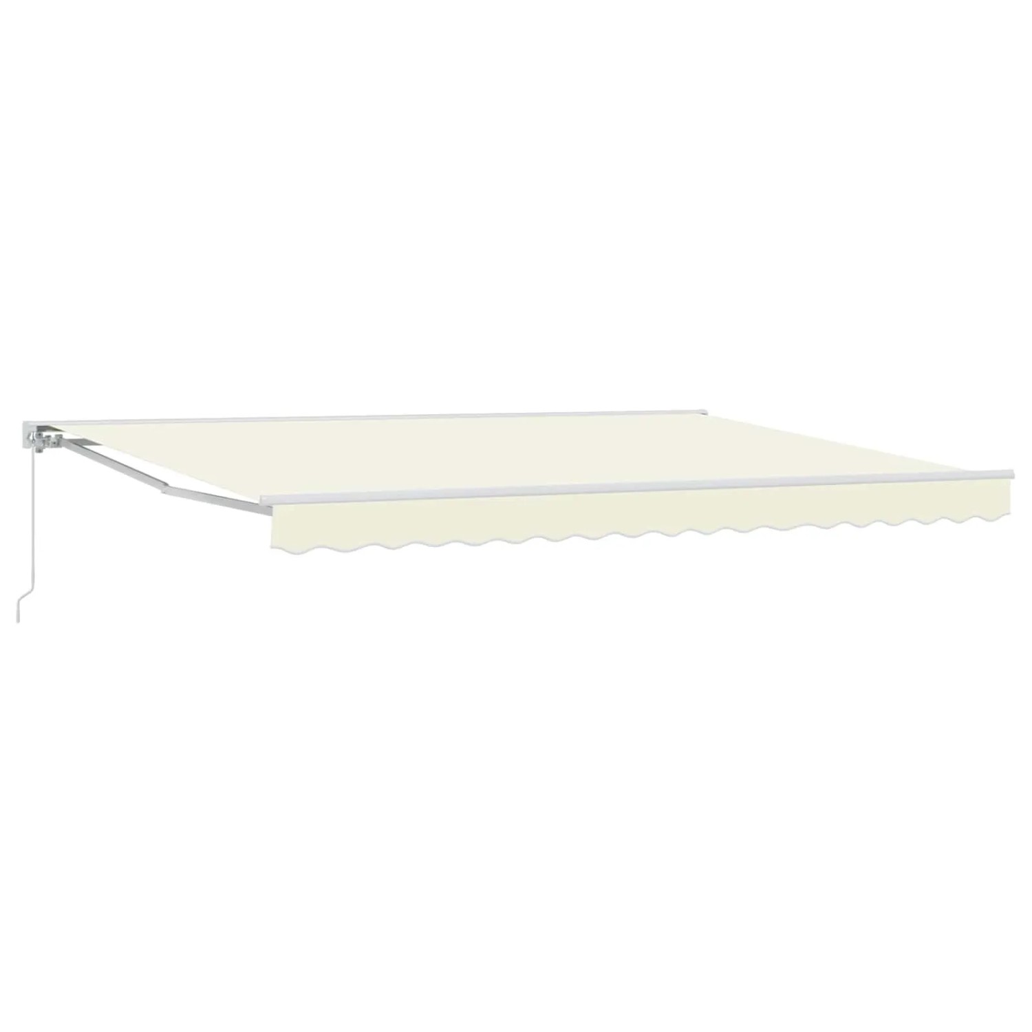 vidaXL Manuell Einziehbare Markise Creme 4 x 3 m 3420250
